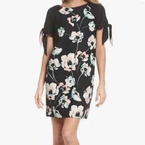 Vince Camuto black floral cold shoulder dress size 16W NWT